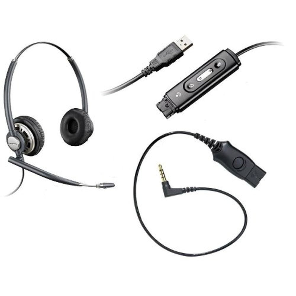 Plantronics EncorePro HW301N/A Wired Stereo Headset schwarz - Neu