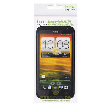 HTC One x Displayfolie in Verpackung für sp p730