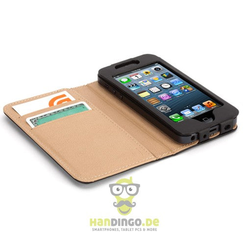 Griffin Midtown Passwort Wallet Ledertasche für iPhone 5/5S - Neu  Handingo