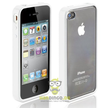 Griffin Reveal Case für iPhone 4/4S weiß/transparent - Neu  Handingo