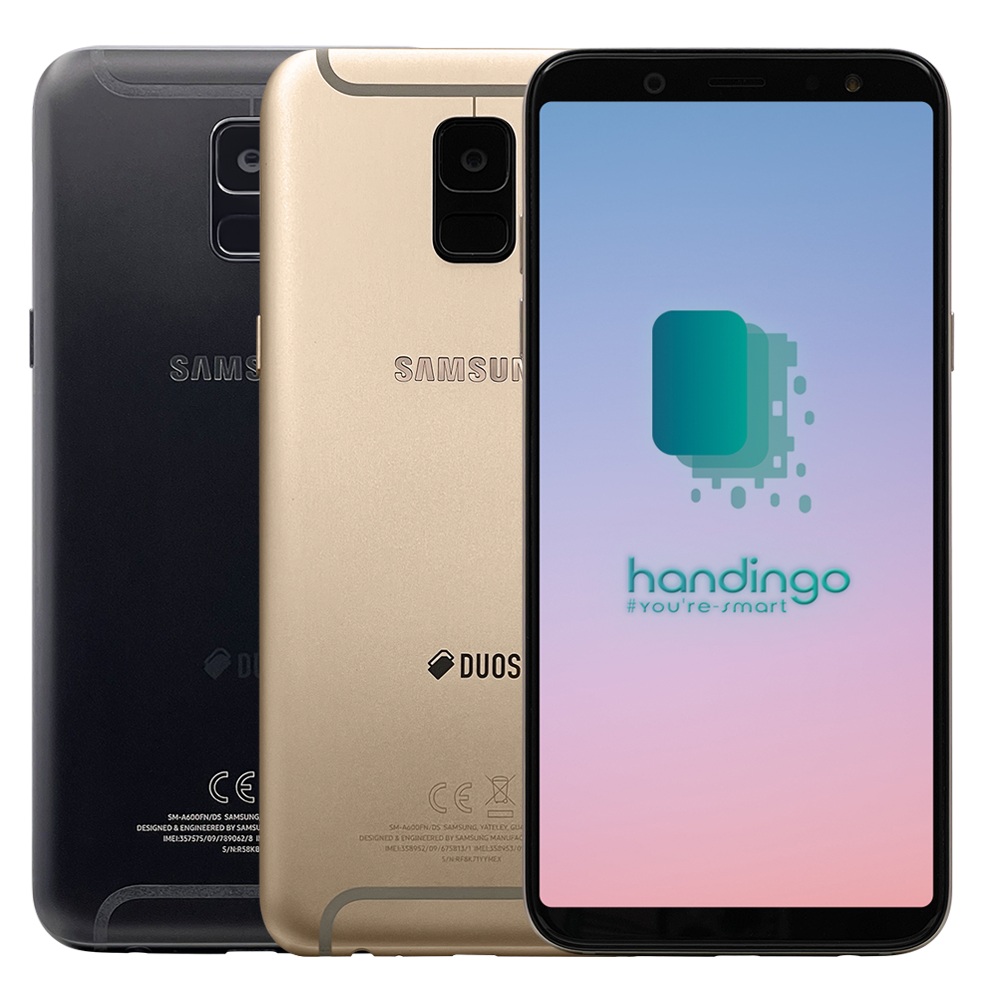 Samsung Galaxy A6 A600 (2018) Smartphone Schwarz - Dual Sim Handingo