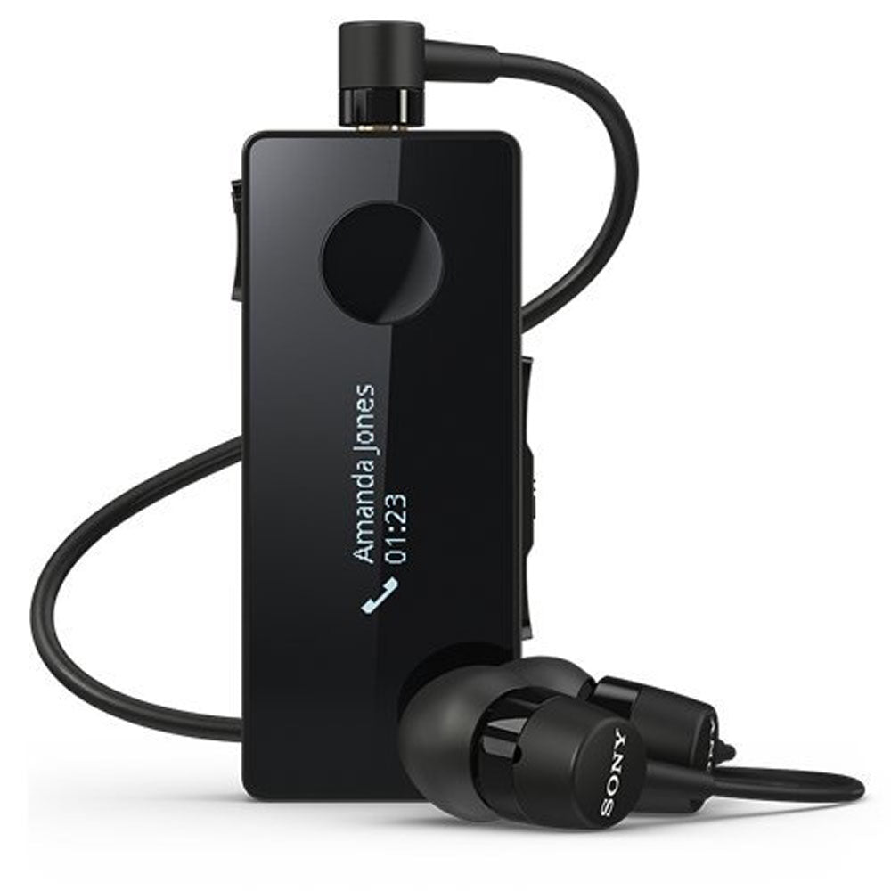 Sony SBH50 Stereo Bluetooth Headset OLED Display NFC FM Radio schw Handingo