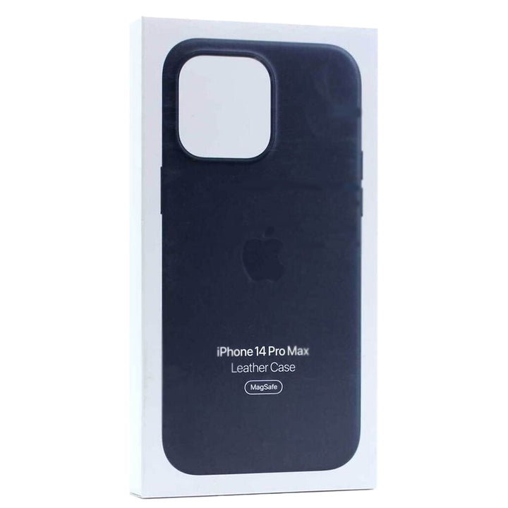 Original Apple iPhone Leather Case mit MagSafe