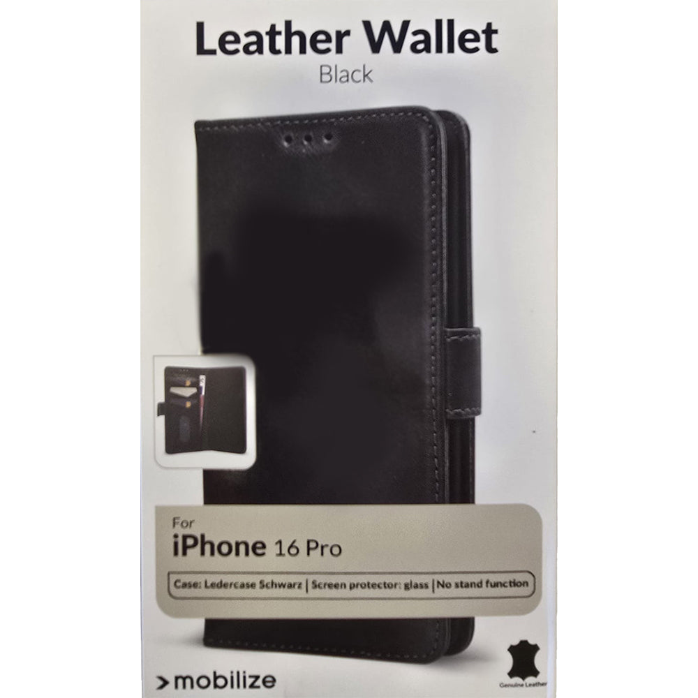 Mobilize Protection Leather Wallet Case (Screen Protector + Compatible Wallet Case)