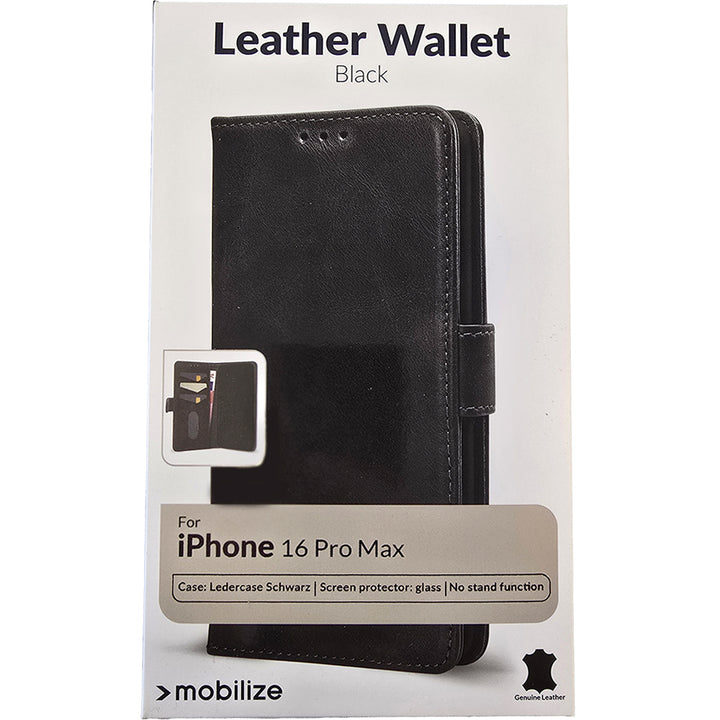 Mobilize Protection Leather Wallet Case (Screen Protector + Compatible Wallet Case)