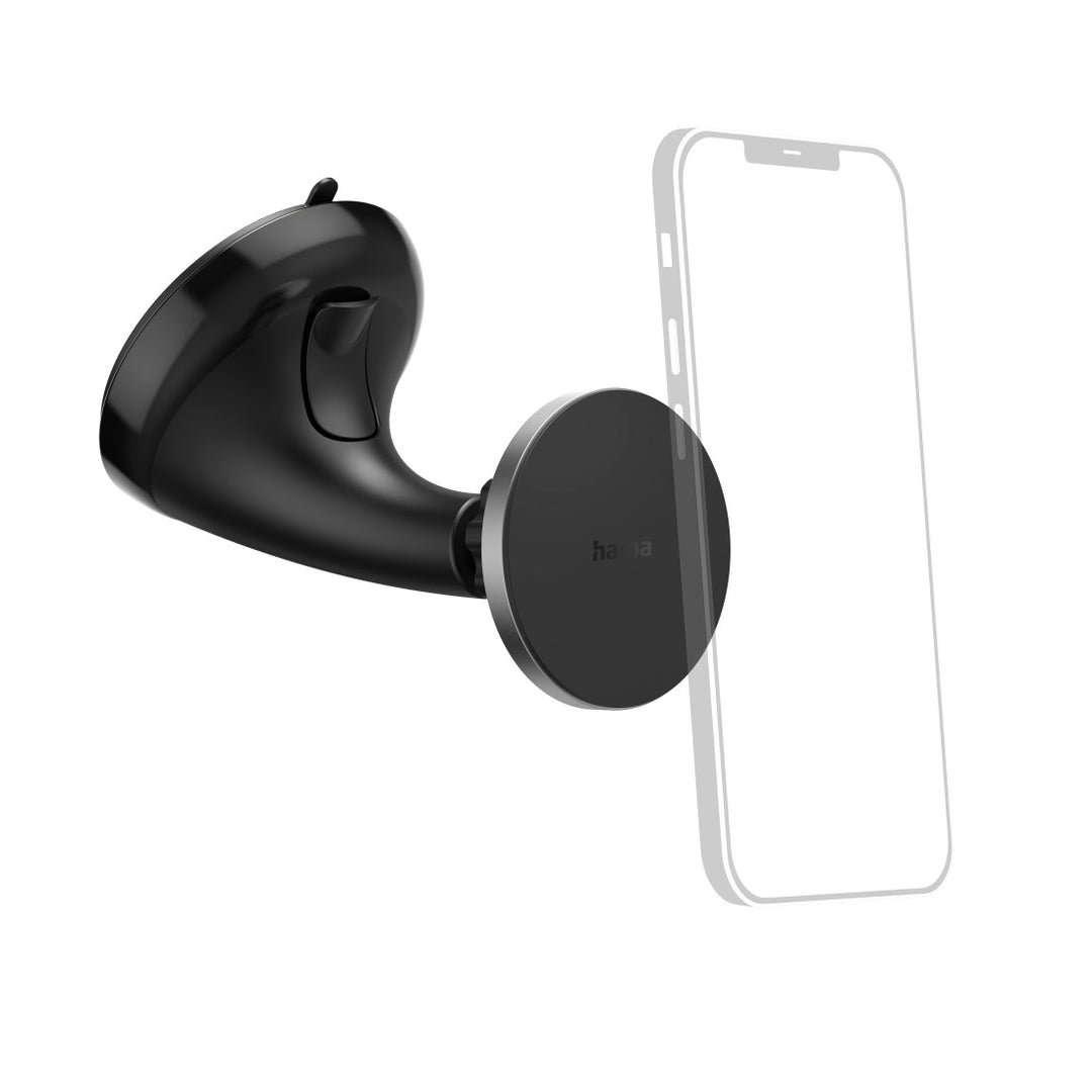 Hama Auto-Handyhalterung Lock, magnetisch, mit Saugnapf
