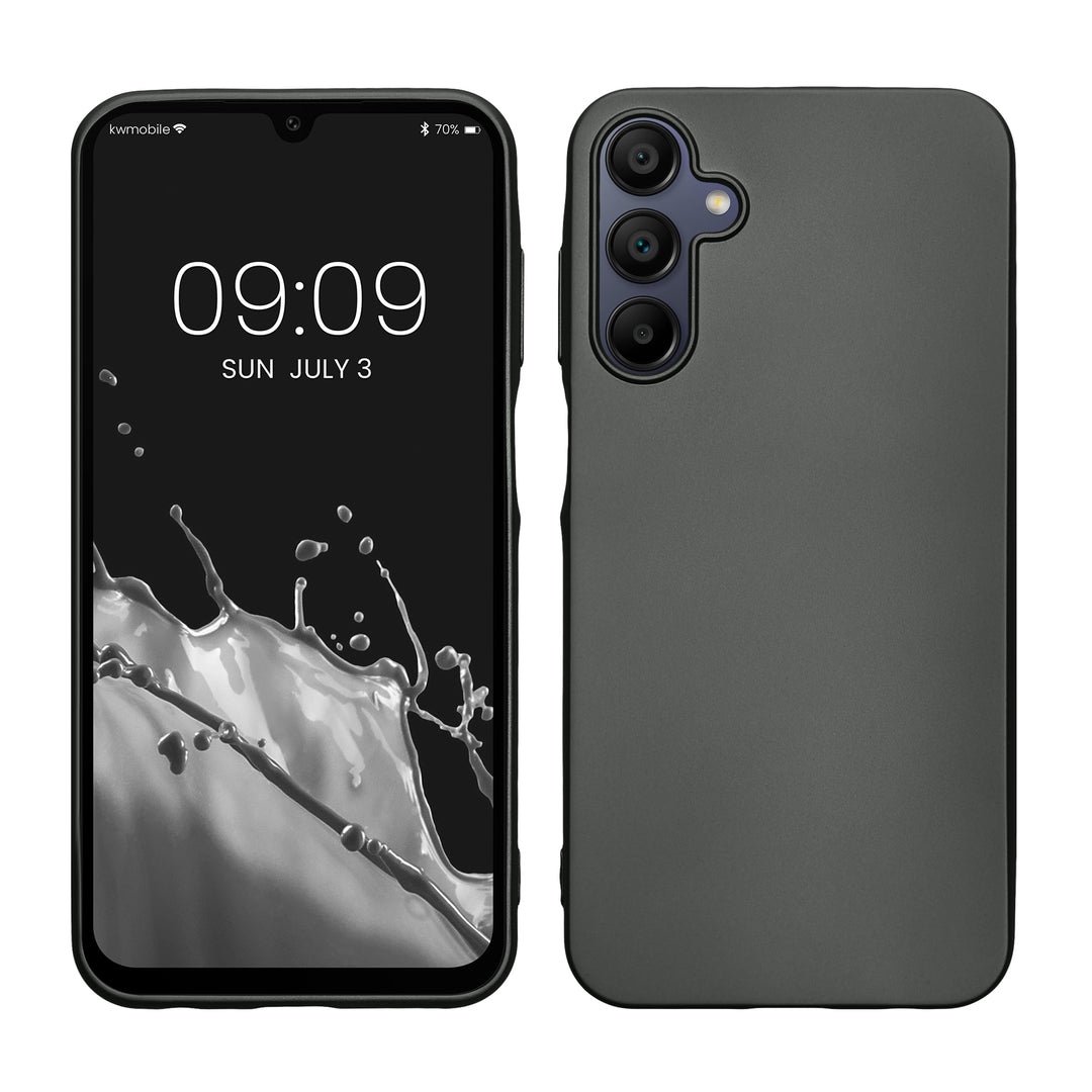 TPU Hülle für Samsung Galaxy A15 5G in Metallic Grau