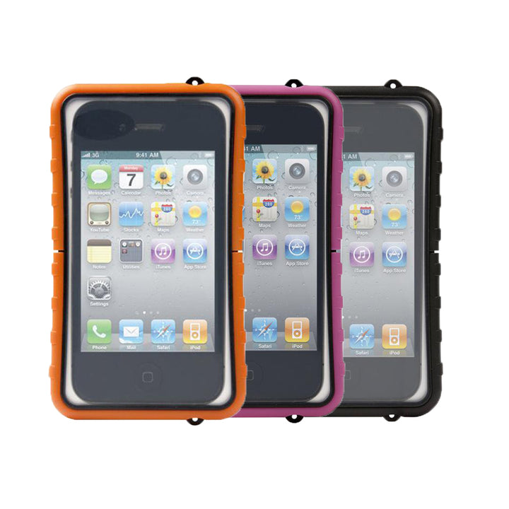 Krusell SEaLABox Waterproof Case in orange, pink und schwarz