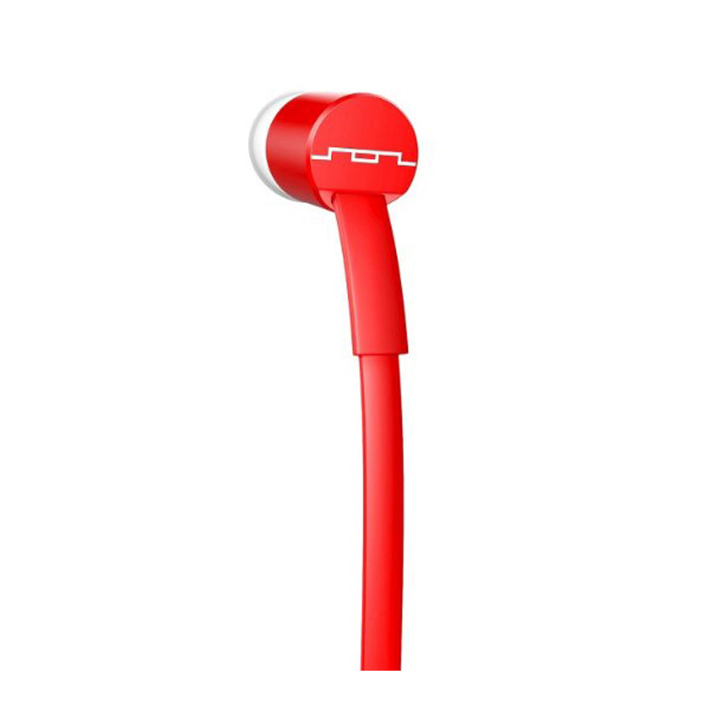 SOL Republic Jax InEar-Kopfhörer (mit 1-Tasten Bedieneinheit mit Mikrofon) rot - Neu