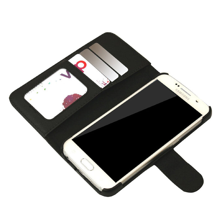 iCandy Wallet Case Flipcase für Samsung Galaxy S6 schwarz - Neu