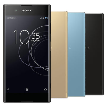 Sony Xperia XA1 Plus Smartphone in gold, türkis und schwarz