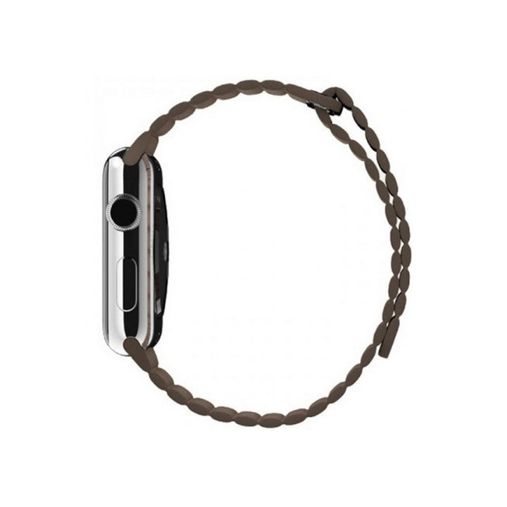 Apple Watch Edelstahl 42mm Loop  Lederarmband