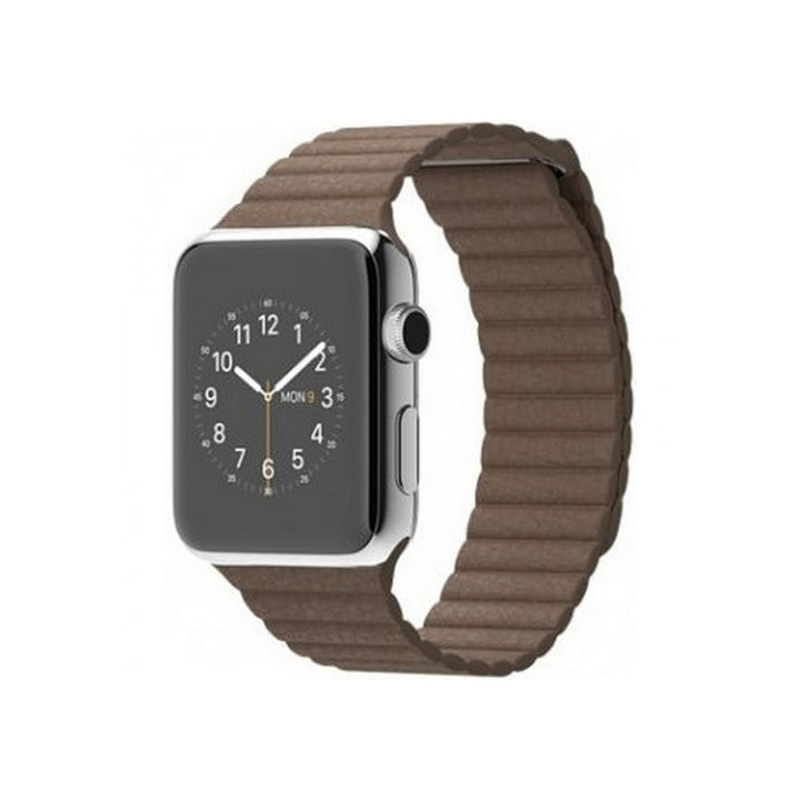 Apple Watch Edelstahl 42mm Loop  Lederarmband