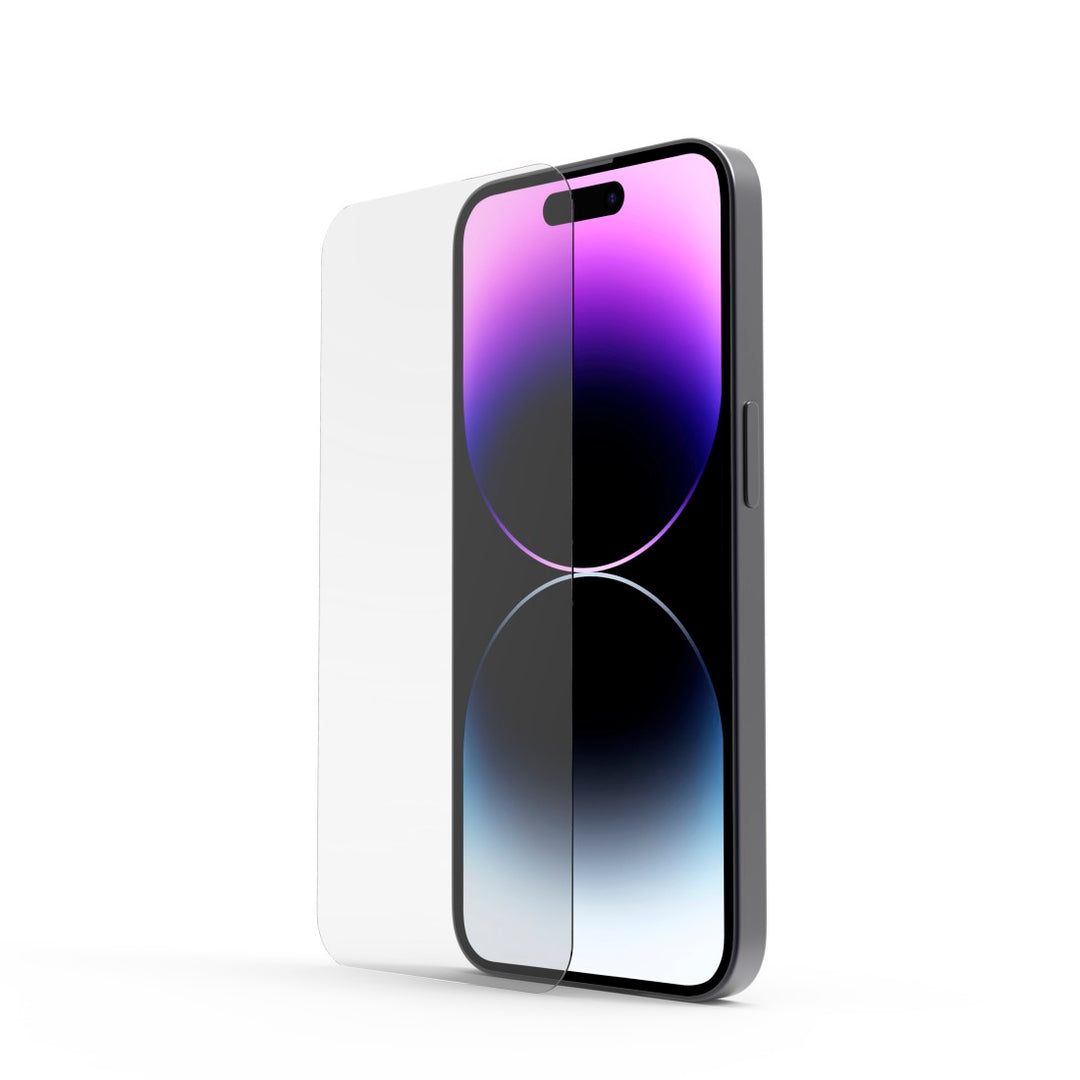 Hama Handy-Schutzglas Clear Protect für Apple iPhone 14 Pro, Montagehilfe