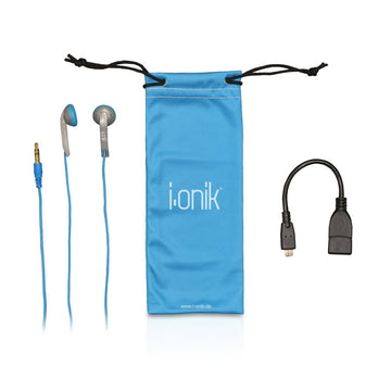 iOnik In- Ear Headset Kit blau