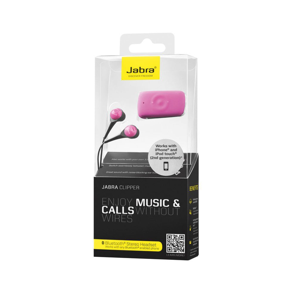 Jabra Clipper Bluetooth Stereo Headset (EU-Stecker, In-Ear-Kopfhörer) schwarz - Neu