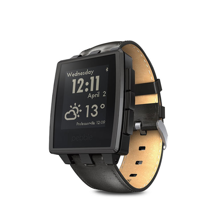 Pebble Steel Smartwatch 401 für iPhone and Android