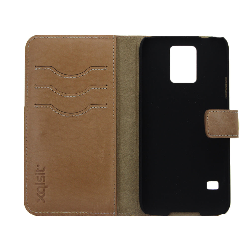 Xqisit Leder Wallet Case