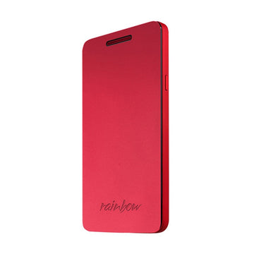 Wiko Original Flip Cover für Rainbow 3G rot